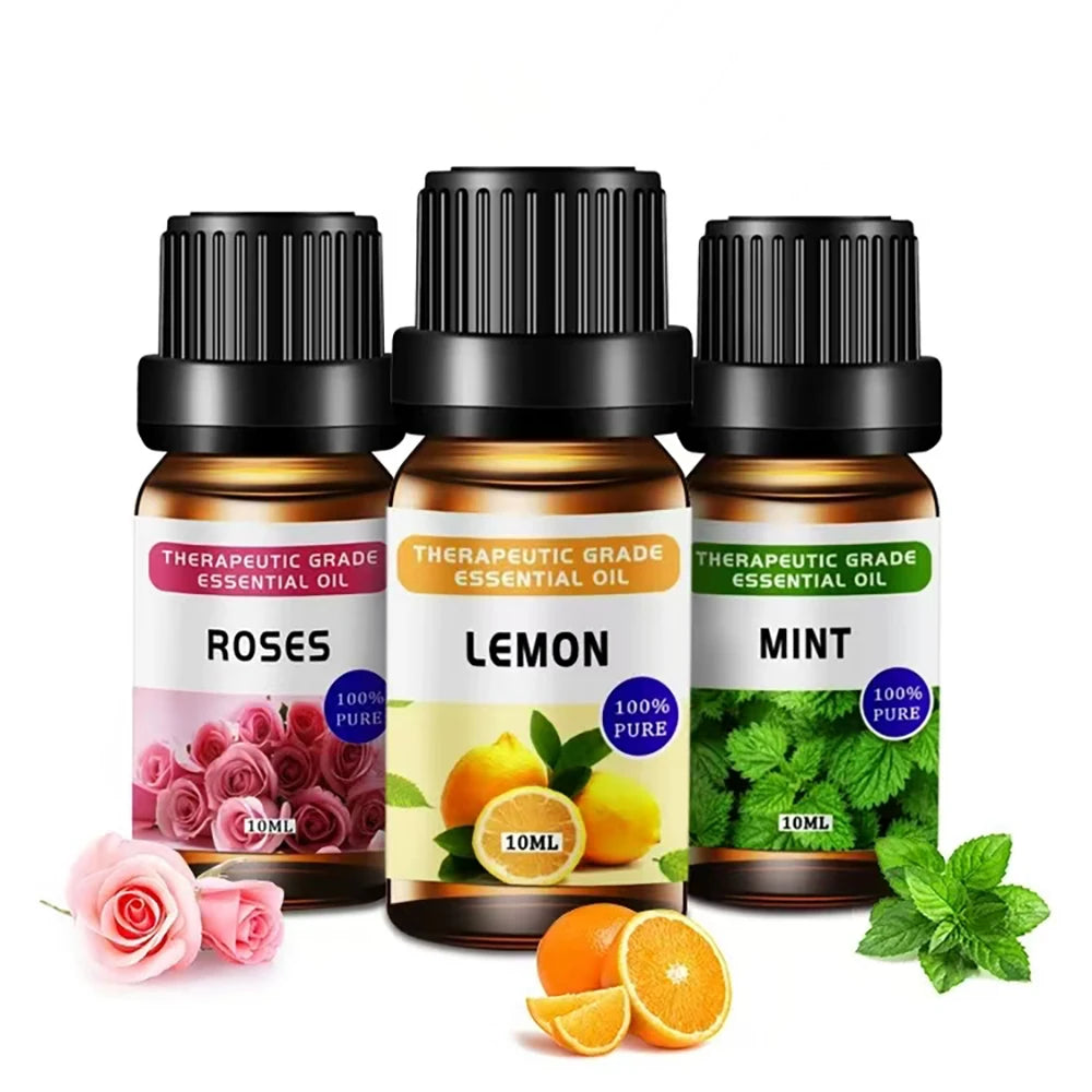 12-Bottle Essential Oil Set for Diffuser & Humidifier