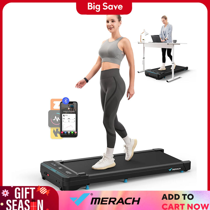 MERACH Portable Under Desk Treadmill