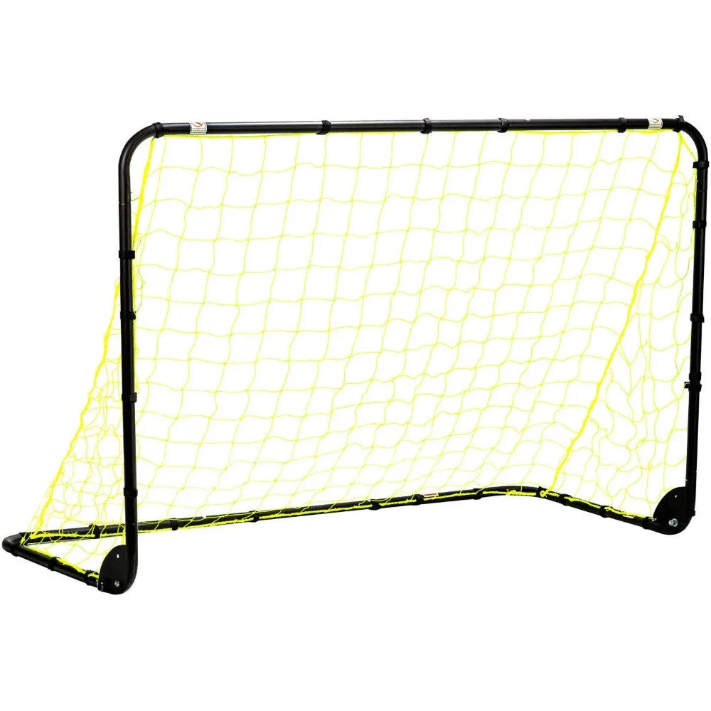 6'x4' Black Folding Sports Goals (Set of 2)