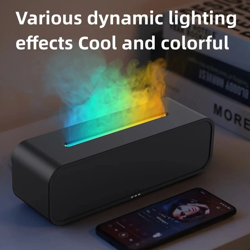 Simulated Flame Aromatherapy Diffuser
