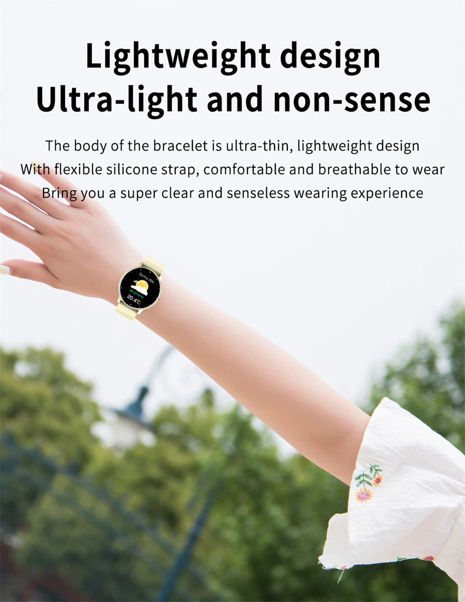 LIGE Smartwatch – Full Touch Bluetooth 5.2 Call & Fitness Tracker (IP67)