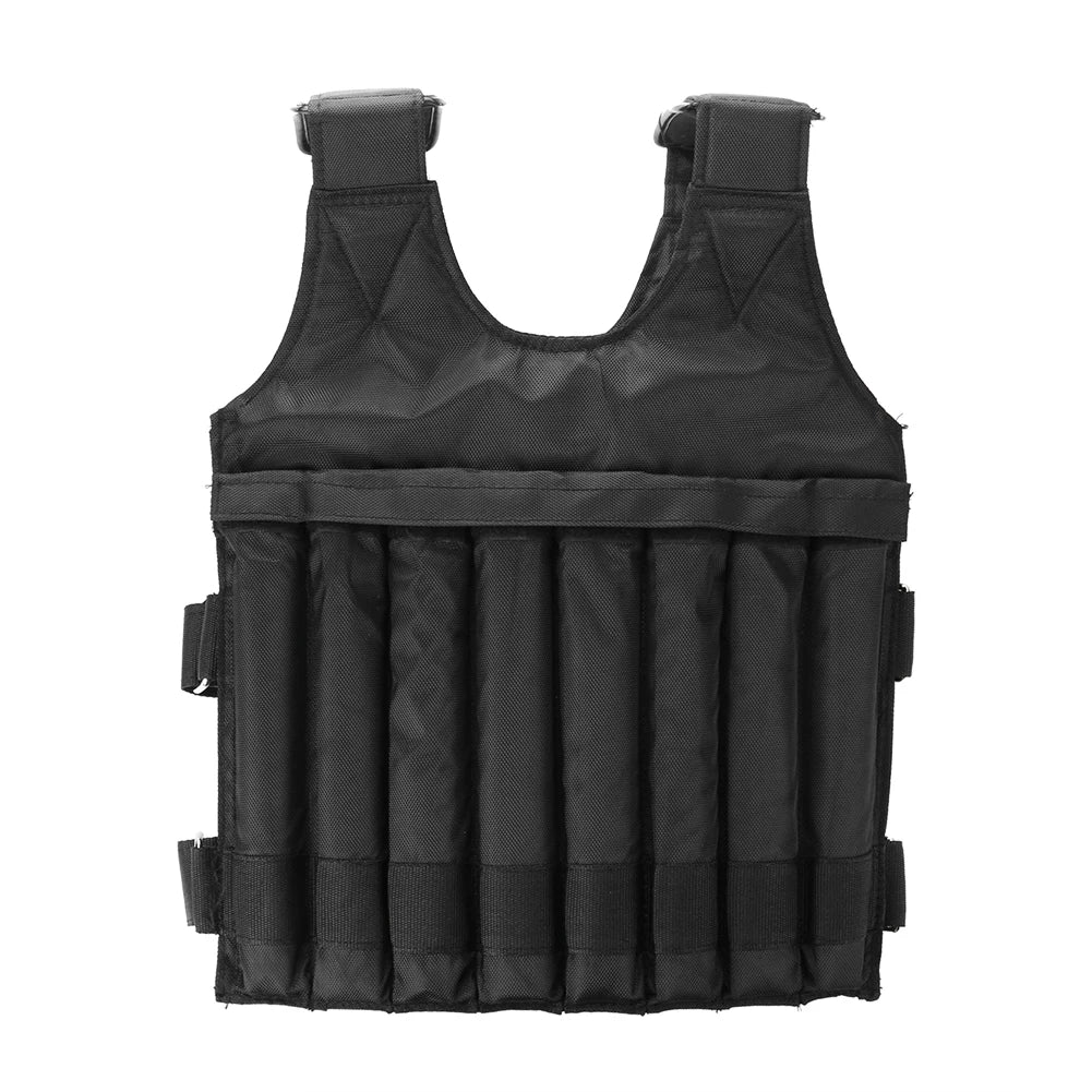 Adjustable Weighted Training Vest – Empty Bag Fitness Jacket 3–35kg
