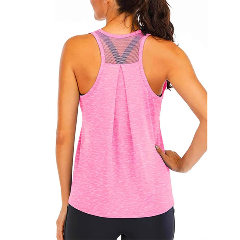 Women’s Loose Fit Yoga Crop Tank Top