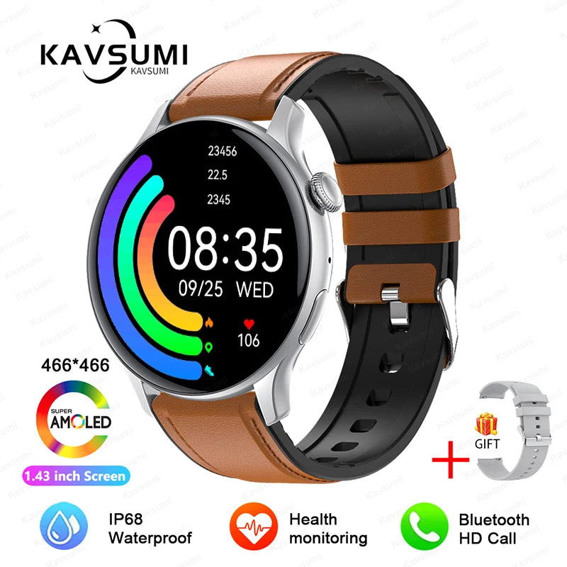 2024 NFC Smartwatch for Women with GPS & Bluetooth