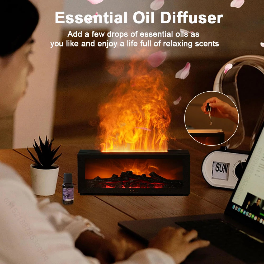 Flame Effect Essential Oil Humidifier
