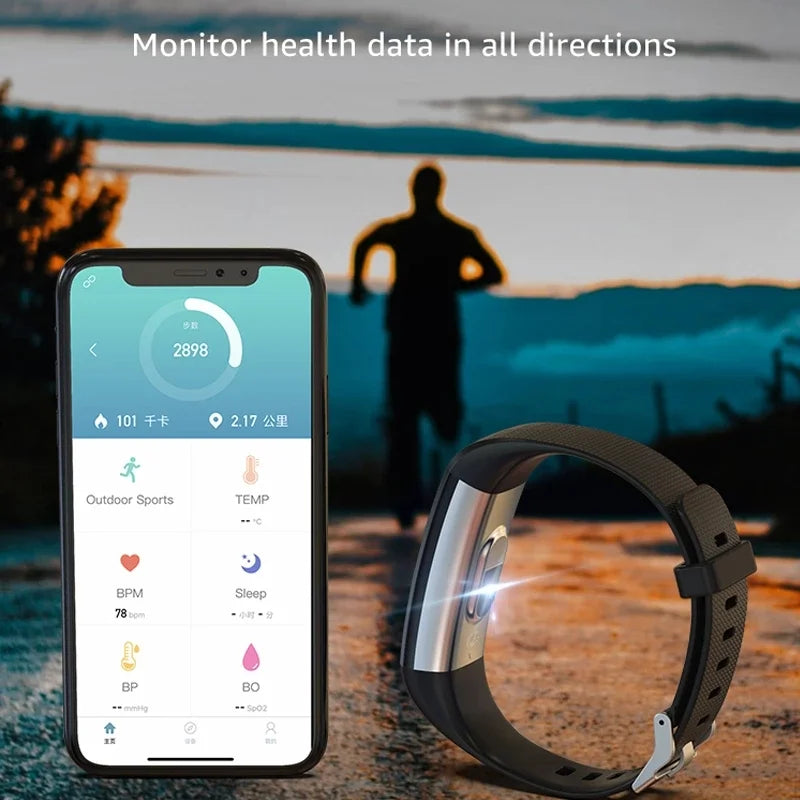 Unisex Smart Sports Wristband with Health Monitor