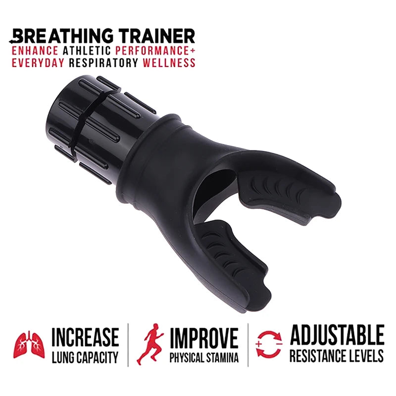 Breathing Trainer – Lung Respiratory Fitness Expiratory Exercise Tool