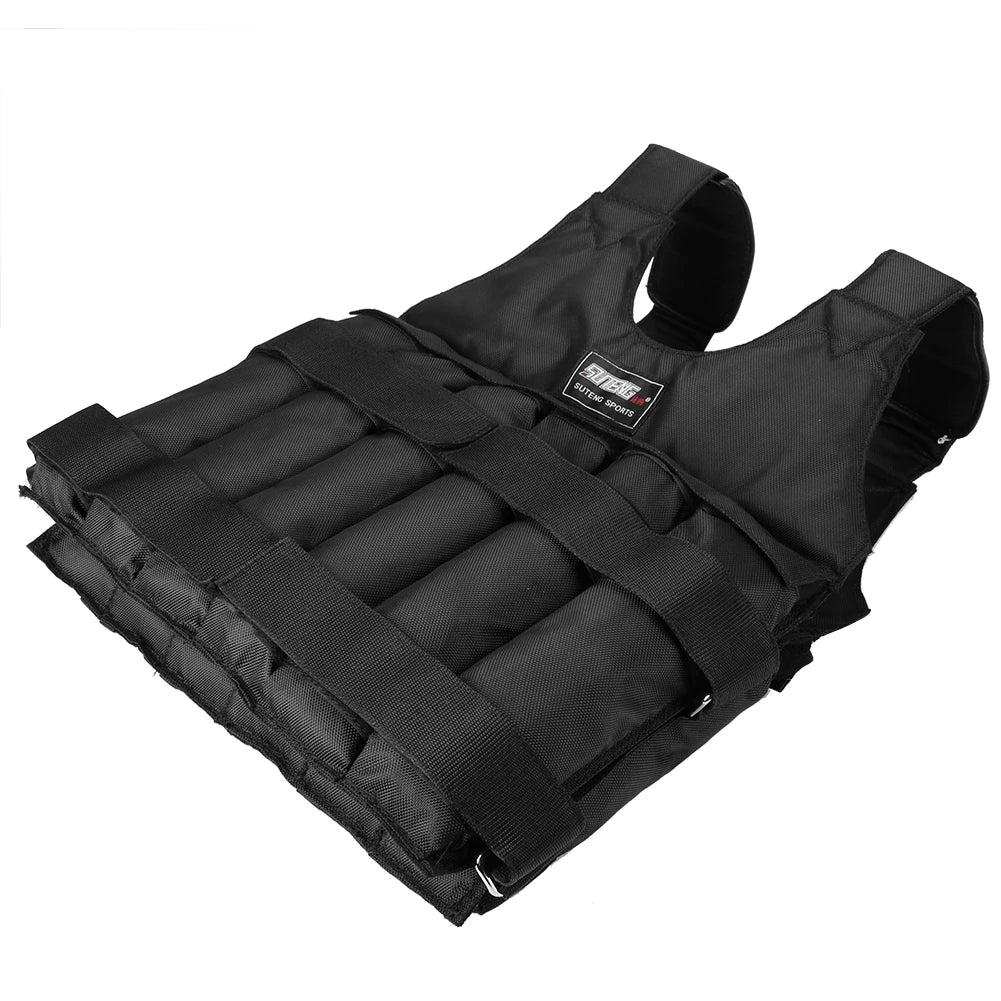 Adjustable Weighted Training Vest – Empty Bag Fitness Jacket 3–35kg