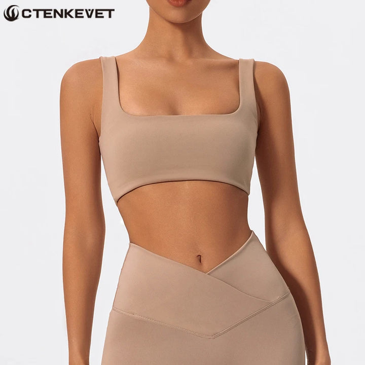Ctenkevet Women’s Shockproof Yoga Bra