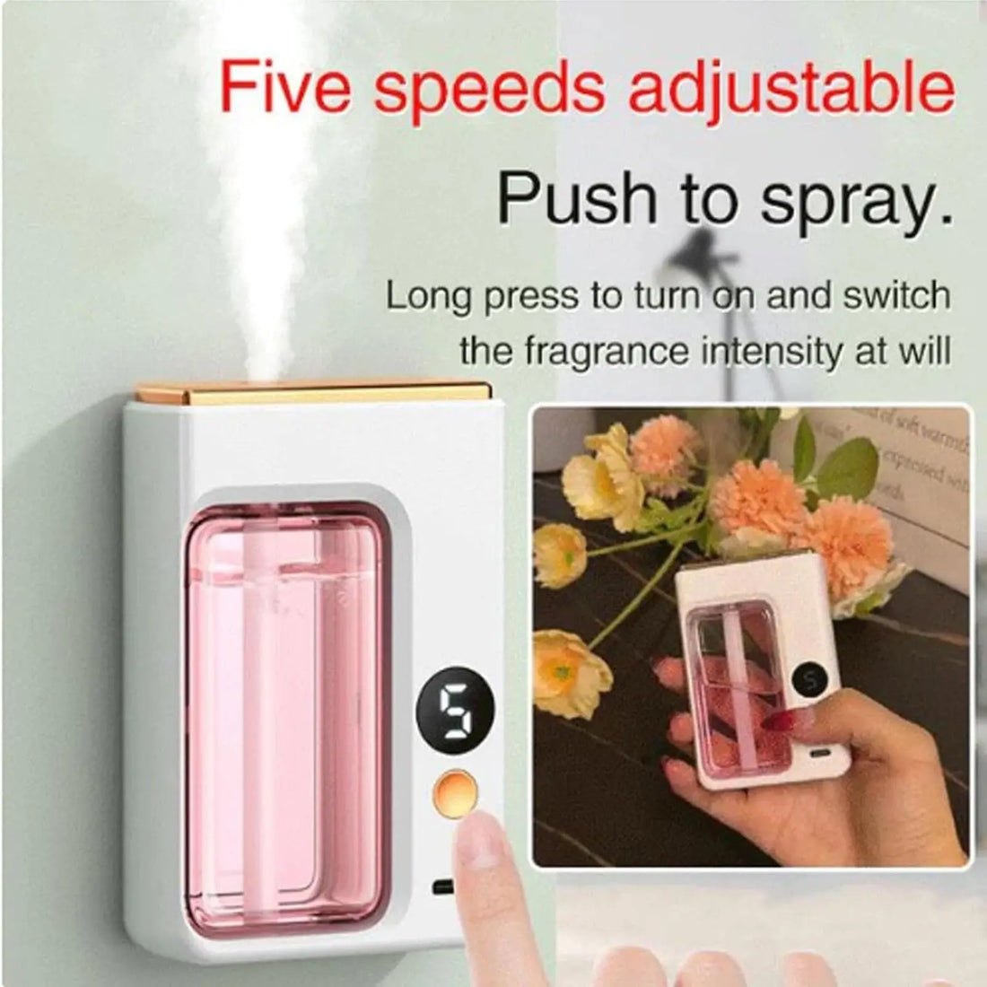 Automatic Car Aromatherapy Diffuser with Displa