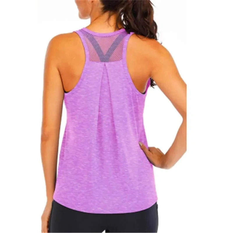 Women’s Loose Fit Yoga Crop Tank Top