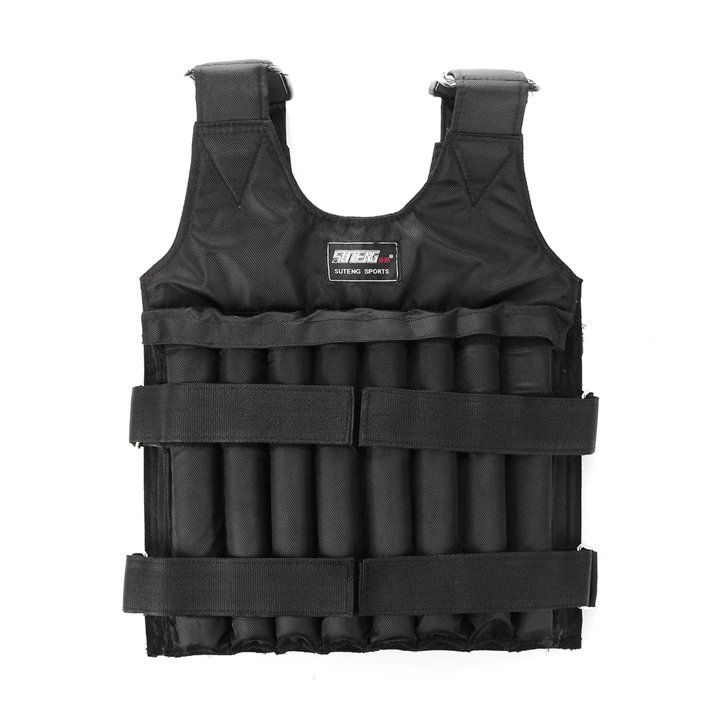 Adjustable Weighted Training Vest – Empty Bag Fitness Jacket 3–35kg