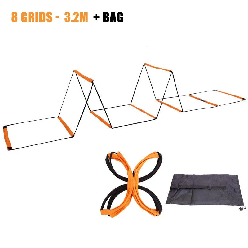 Dual-Purpose Agility Ladder – Soccer & Speed Training Equipment
