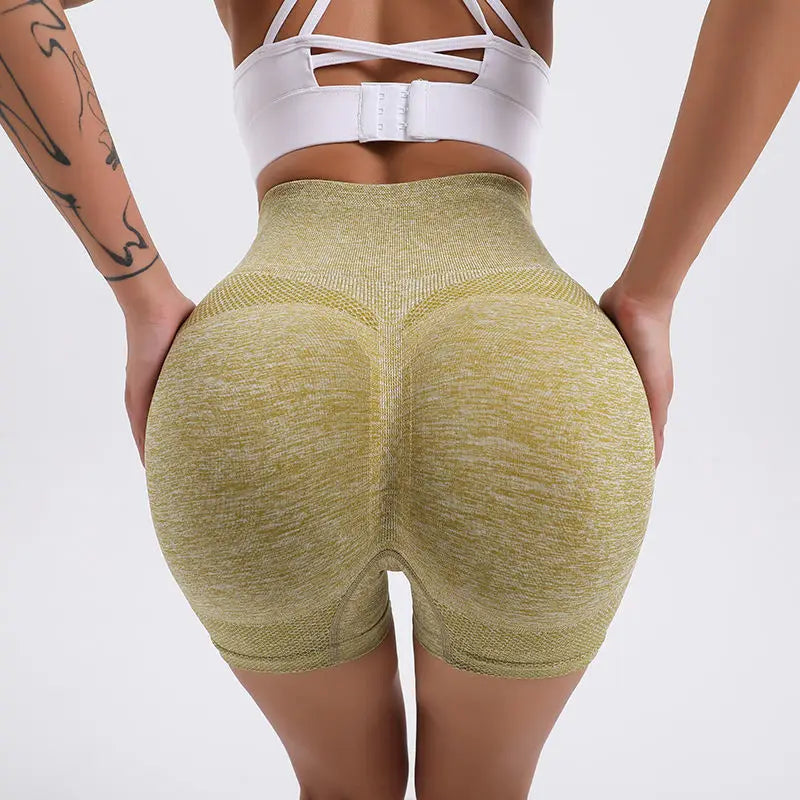 Women’s High Elastic Gym Shorts – Yoga, Fitness & Cycling Wear