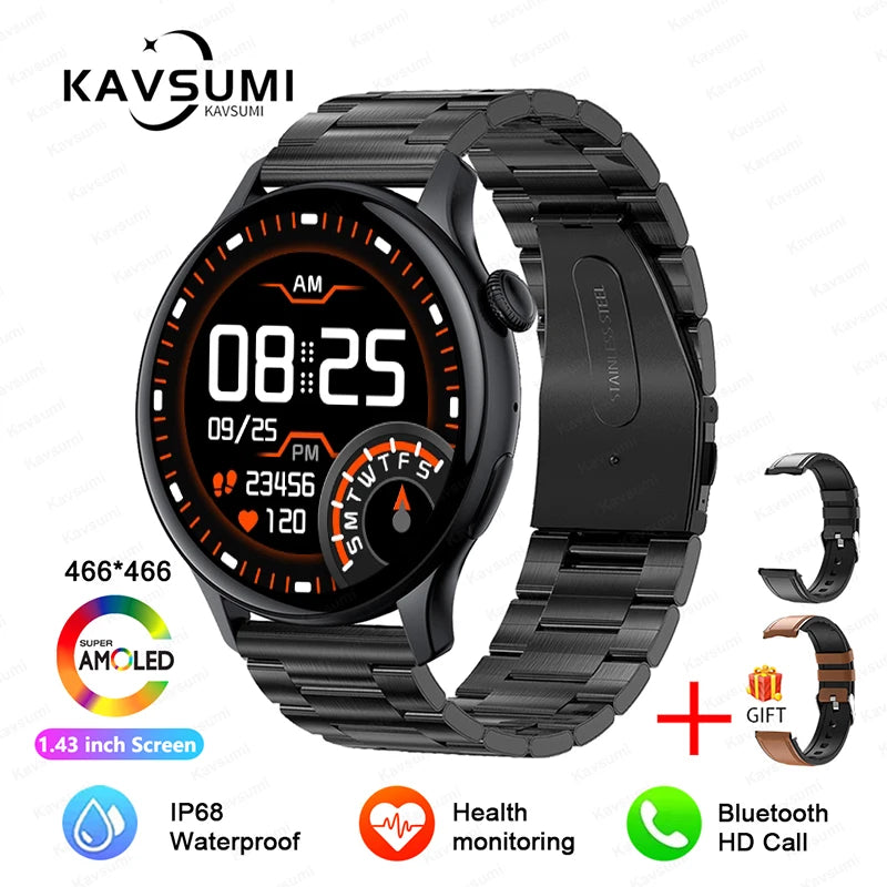 2024 NFC Smartwatch for Women with GPS & Bluetooth