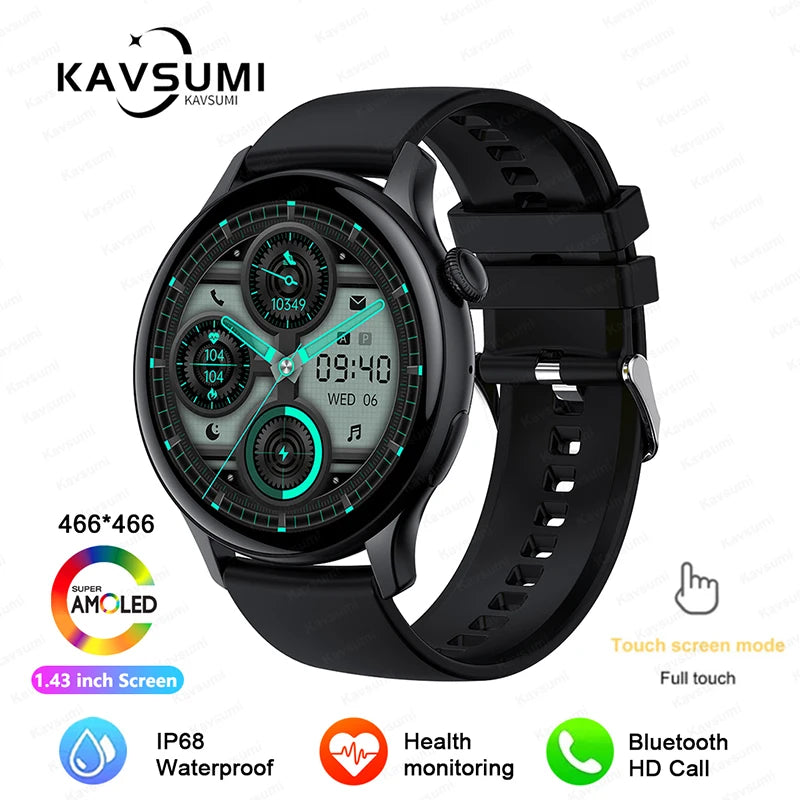 2024 NFC Smartwatch for Women with GPS & Bluetooth