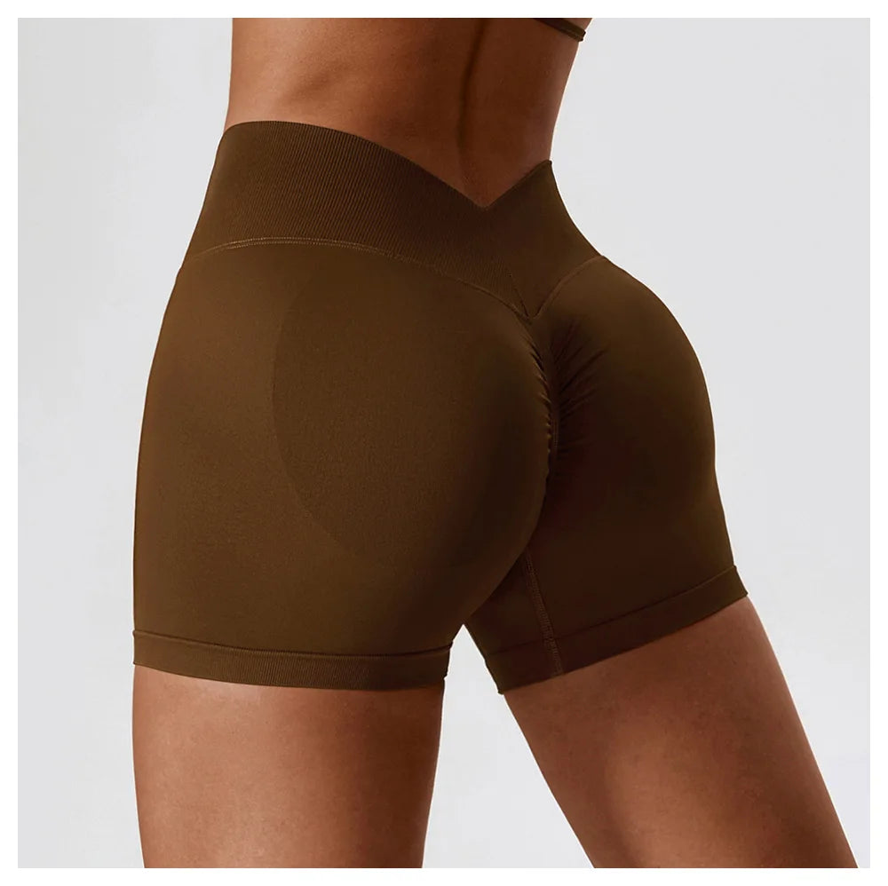 Women’s High Waist Scrunch Butt Yoga Shorts