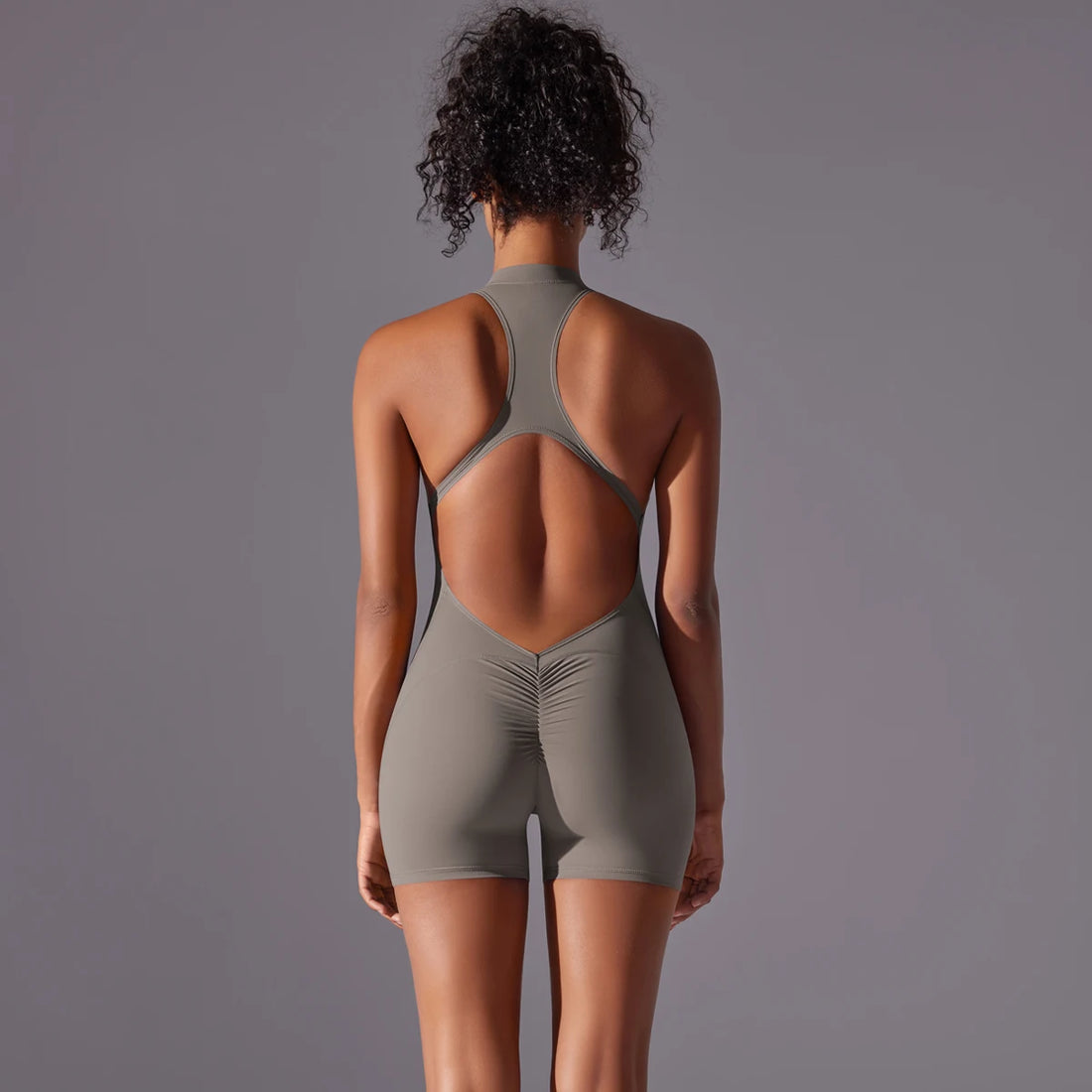 Women’s Sports Bodysuit – Push Up Quick-Dry Yoga Suit