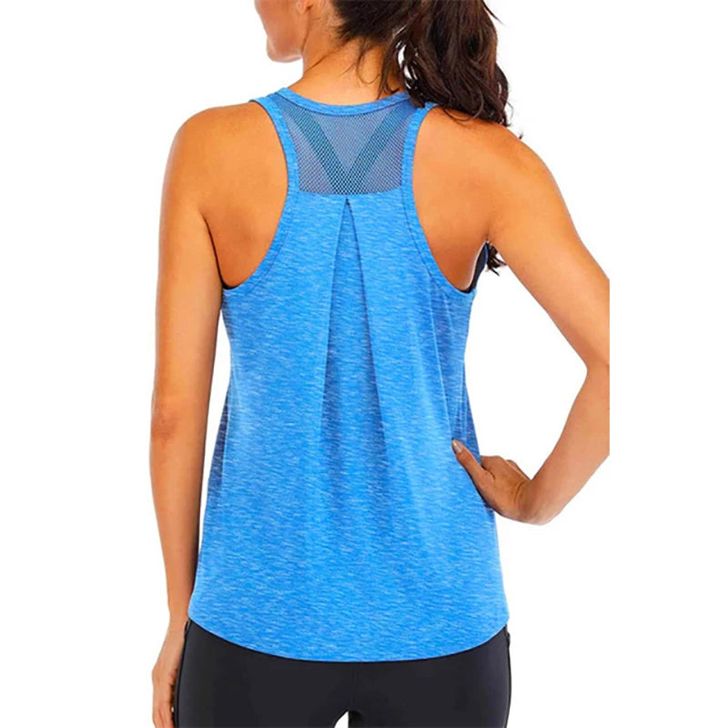 Women’s Loose Fit Yoga Crop Tank Top