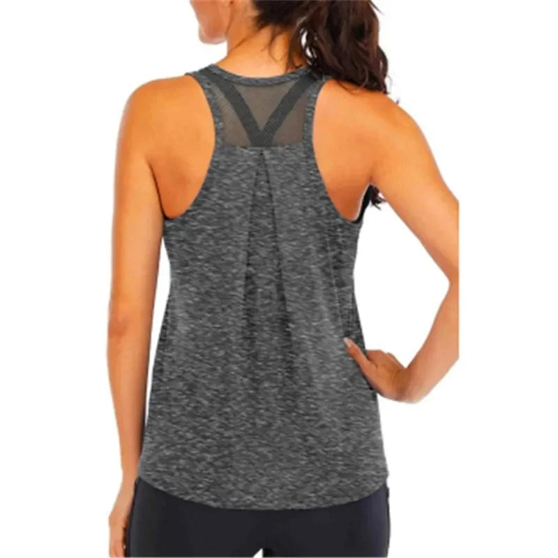 Women’s Loose Fit Yoga Crop Tank Top