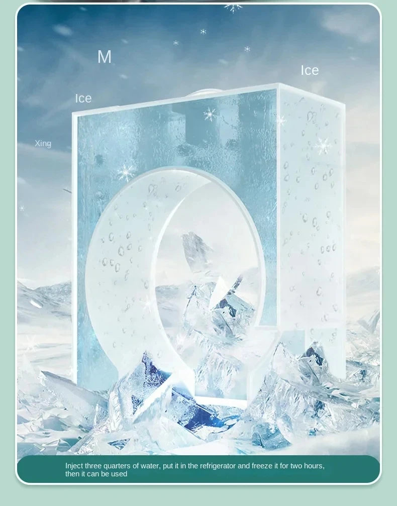 Portable Desktop Air Cooler Fan – Dual Spray & Night Light