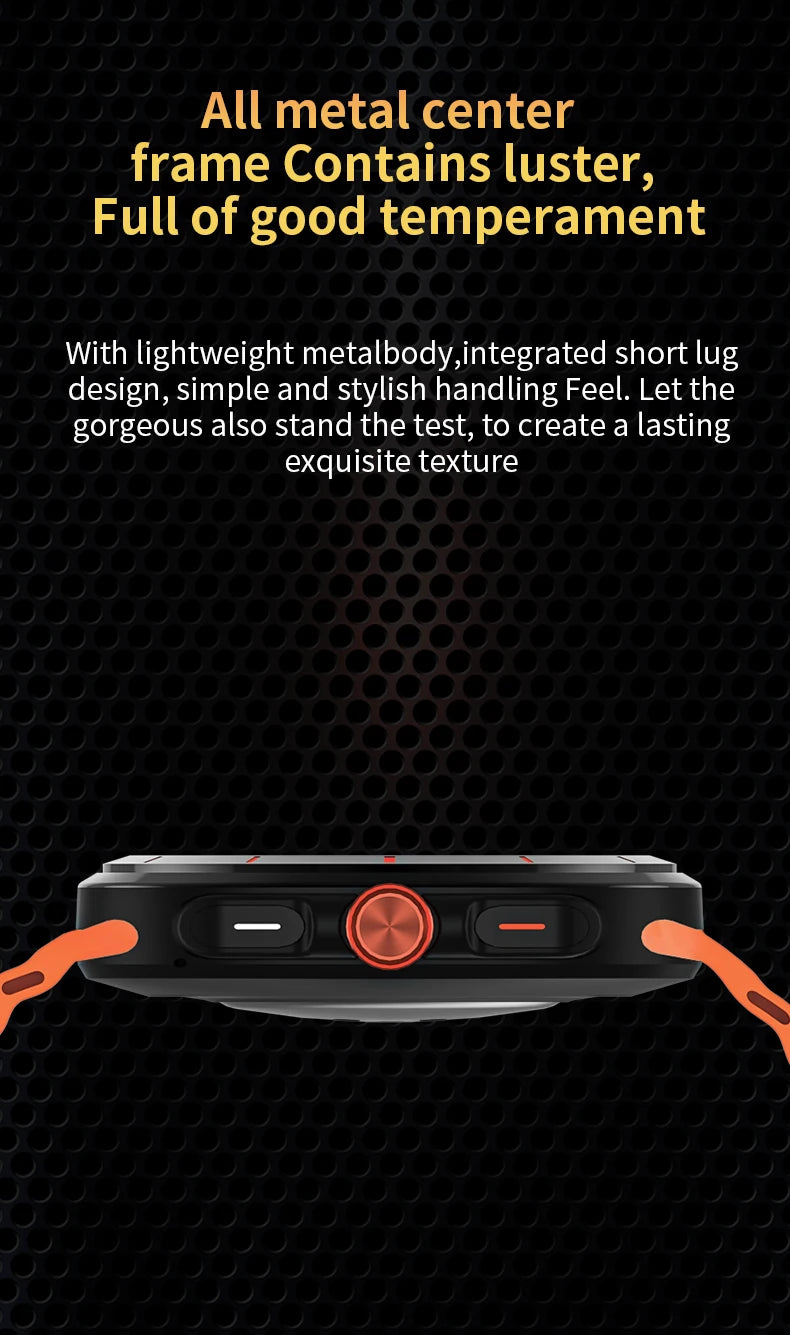 LAXASFIT GT7 Ultra Smartwatch – AMOLED Bluetooth Call Fitness Tracker