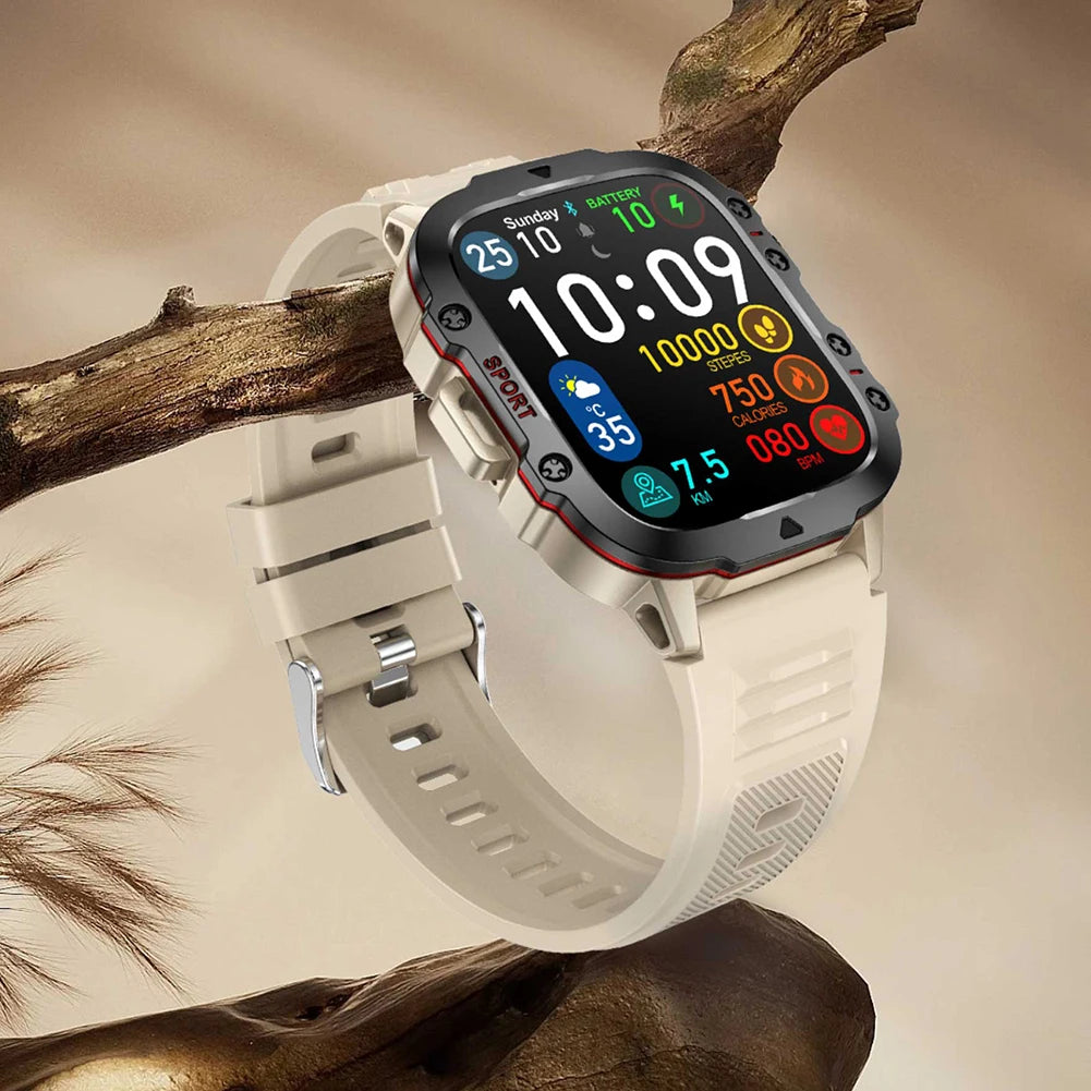 1.96" Touchscreen Outdoor Smartwatch for Men