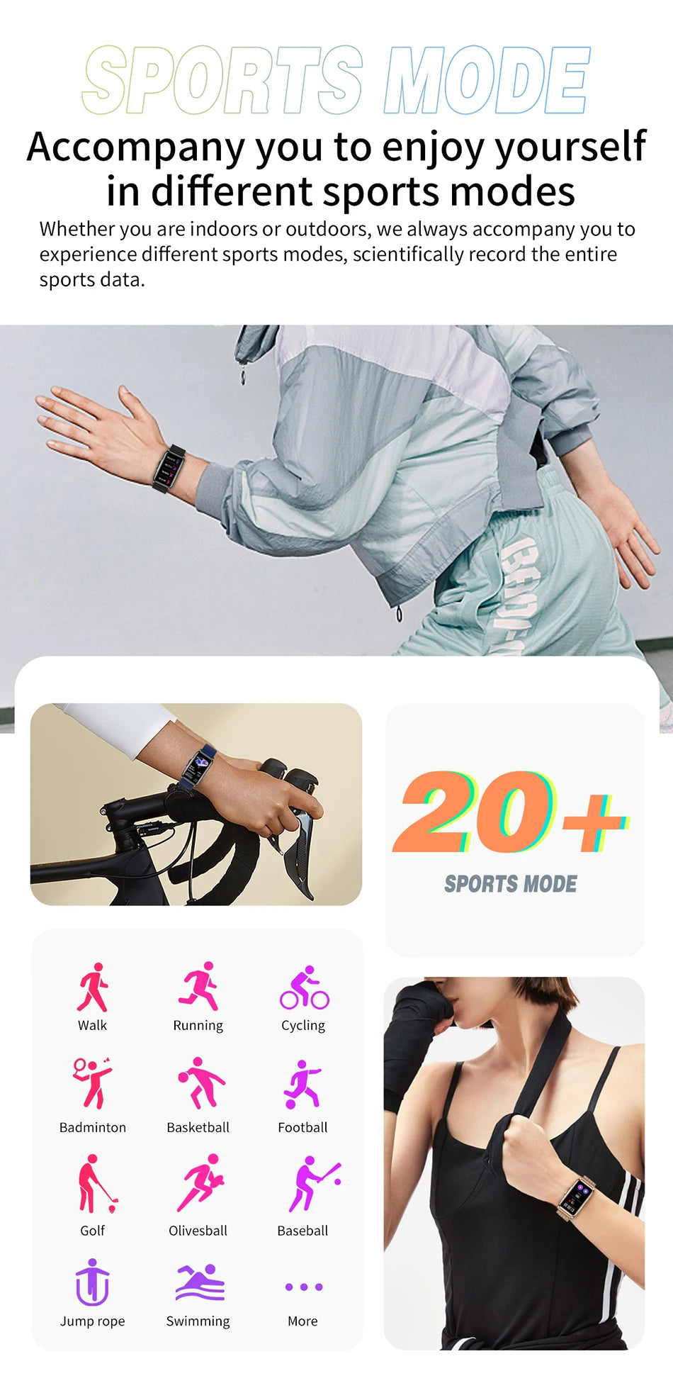 LIGE Women’s Smart Watch – Bluetooth Call & Fitness Tracker