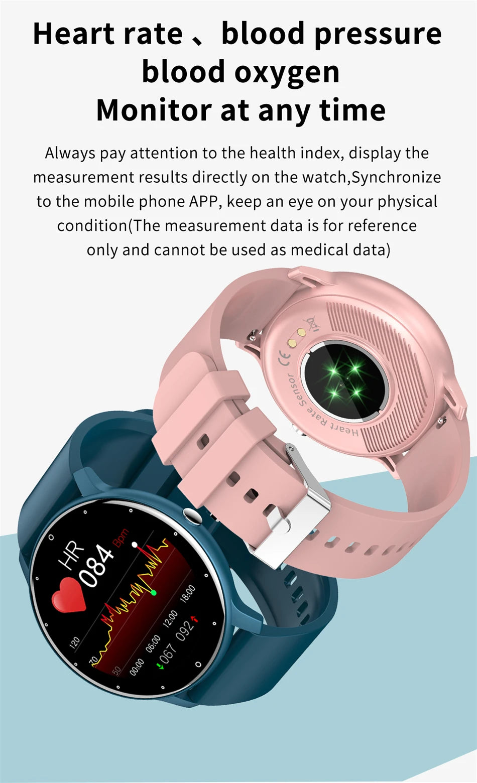 LIGE Smartwatch – Full Touch Bluetooth 5.2 Call & Fitness Tracker (IP67)