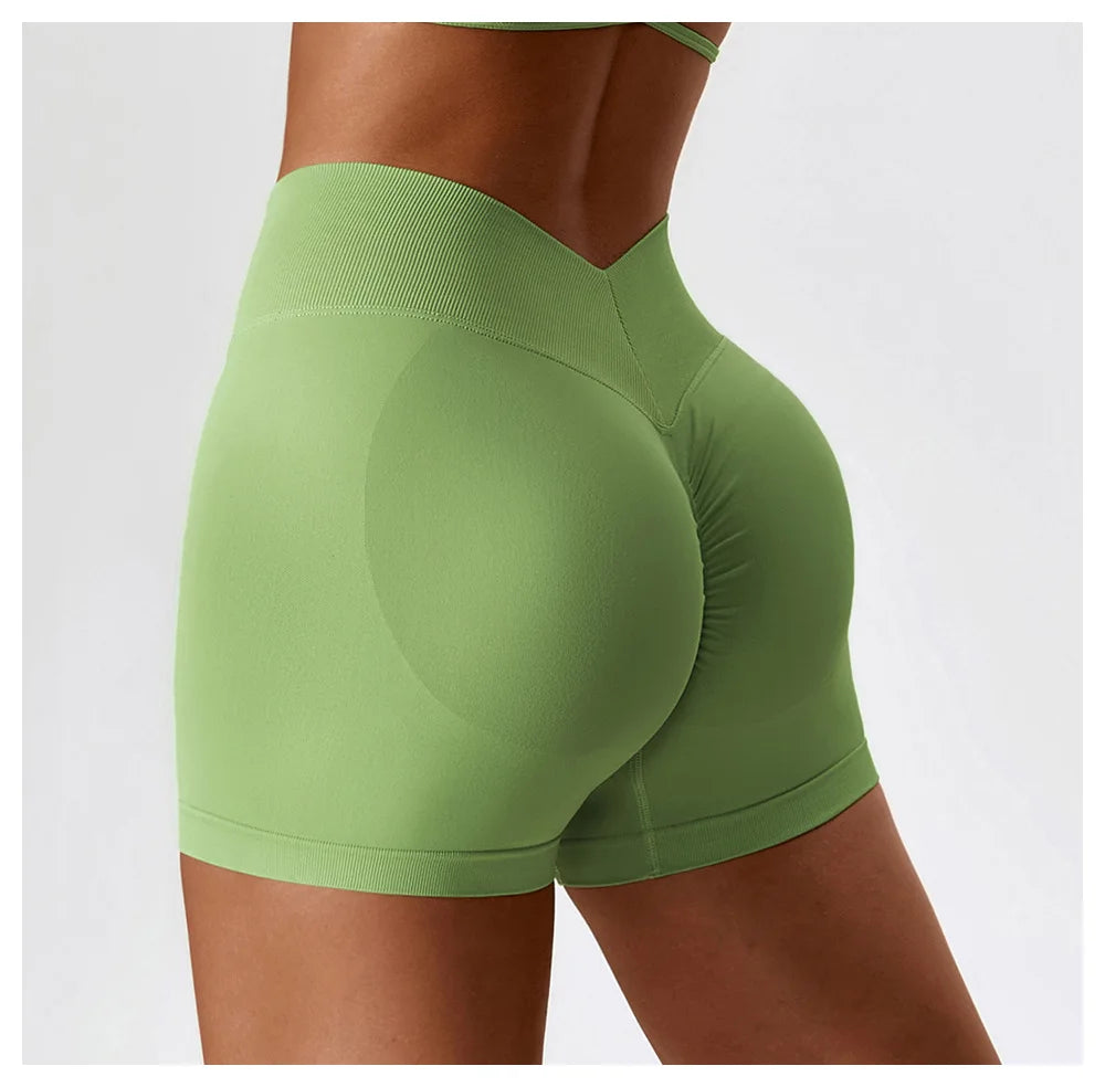 Women’s High Waist Scrunch Butt Yoga Shorts