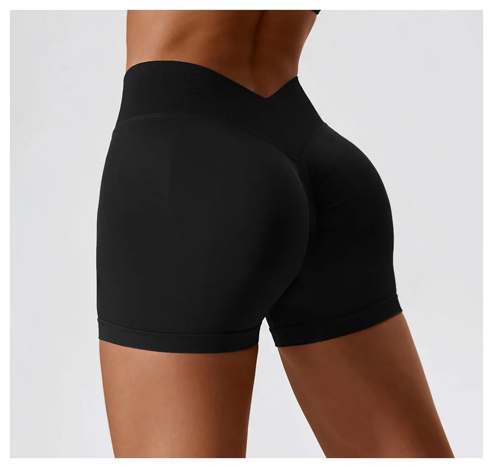 Women’s High Waist Scrunch Butt Yoga Shorts