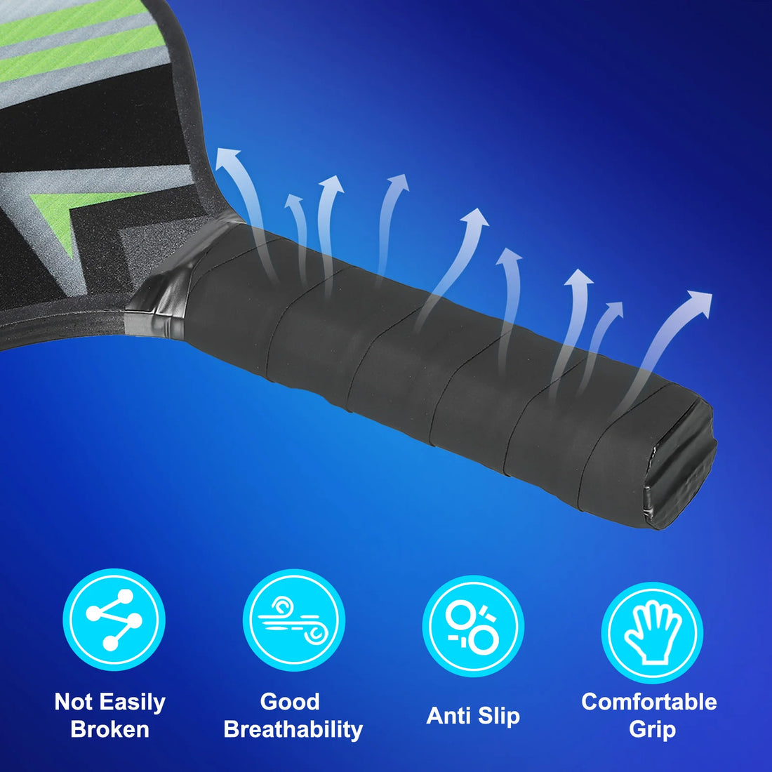Pickleball Paddle Set with Balls, Towels & Carry Bag