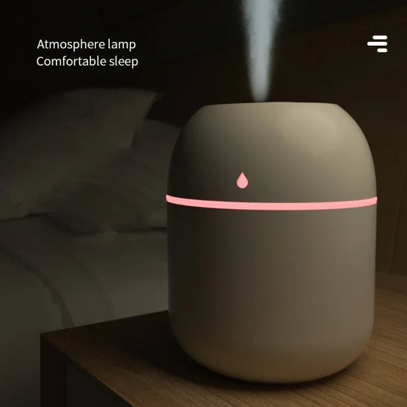 Portable 220ml Mini USB Aroma Diffuser Humidifier