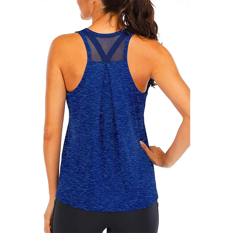 Women’s Loose Fit Yoga Crop Tank Top
