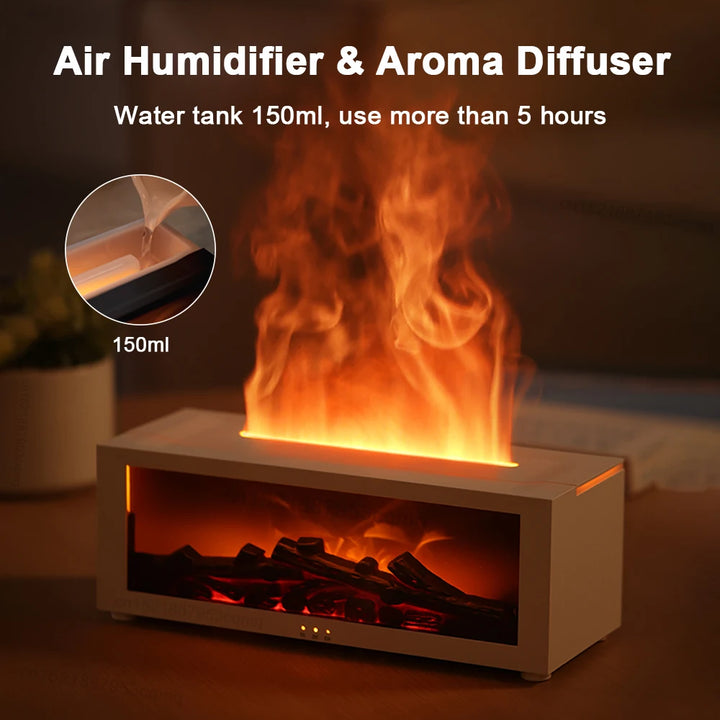 Flame Effect Essential Oil Humidifier