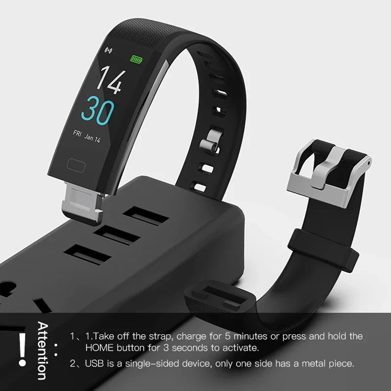 Unisex Smart Sports Wristband with Health Monitor