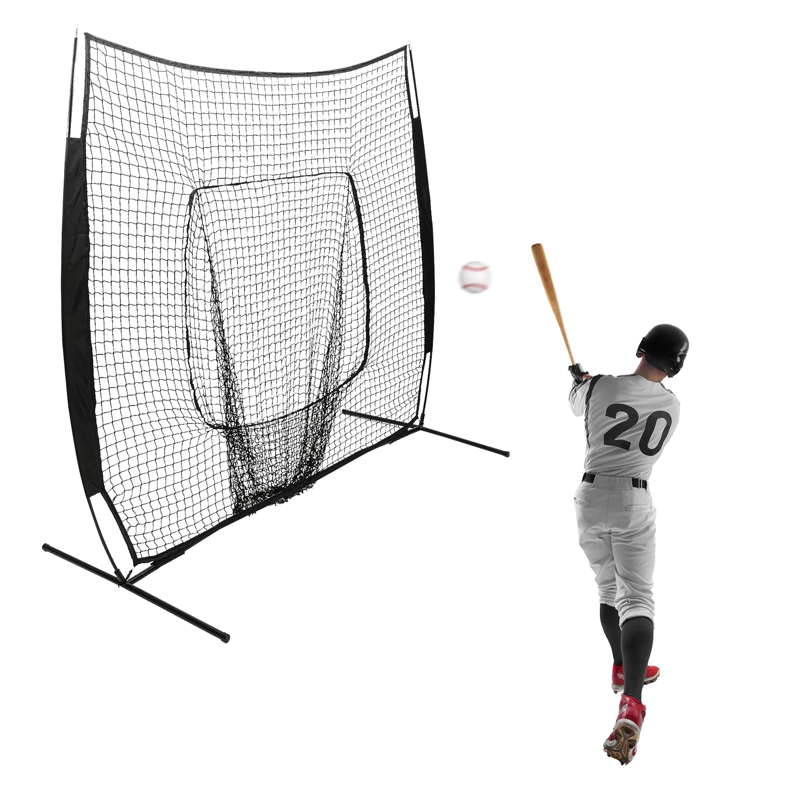 Pro Baseball Softball Practice Net with Backstop