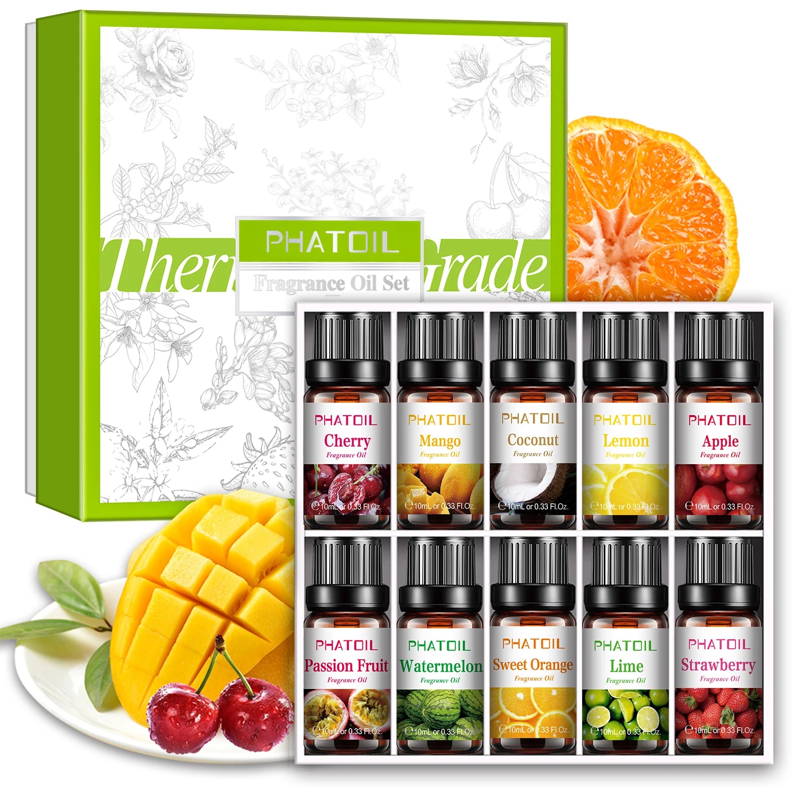 PHATOIL 10ml Fruit Fragrance Oils