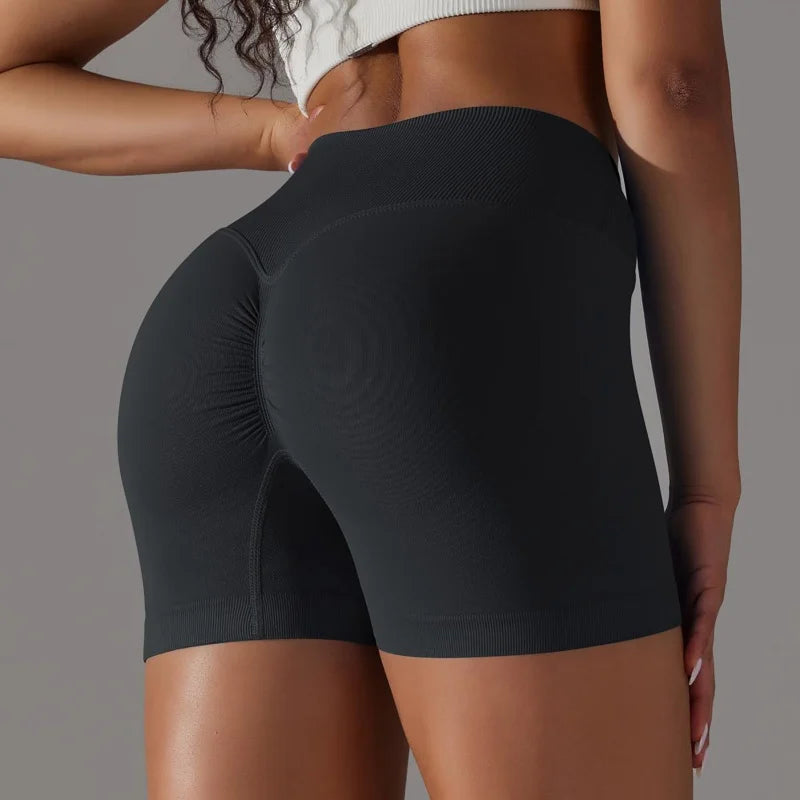 3-Piece Women’s High Waist Peach Hip Sports Set