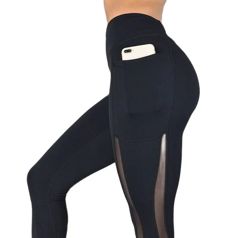 Women’s Cropped Sports Leggings with Pockets