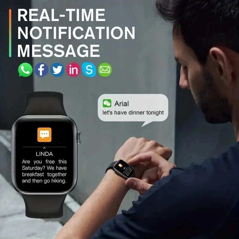 T168 Wireless Calling Full Touch Smartwatch