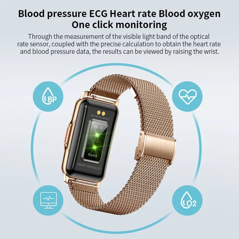 LIGE Women’s Smart Watch – Bluetooth Call & Fitness Tracker