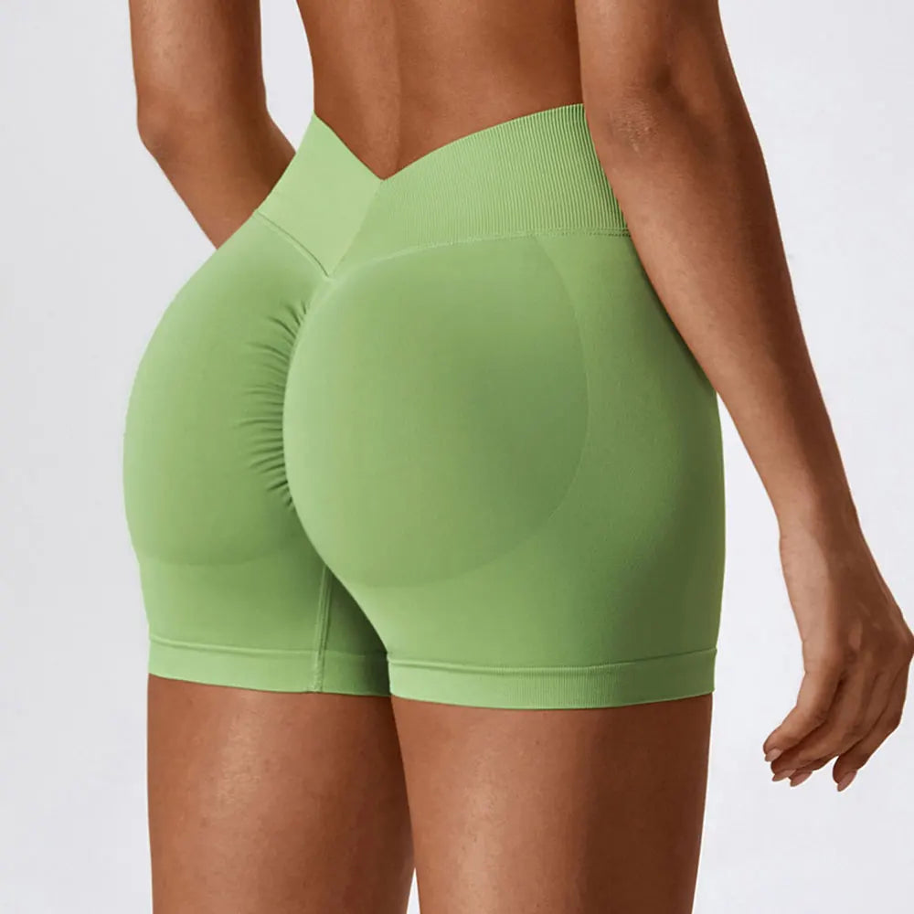 Women’s High Waist Scrunch Butt Yoga Shorts