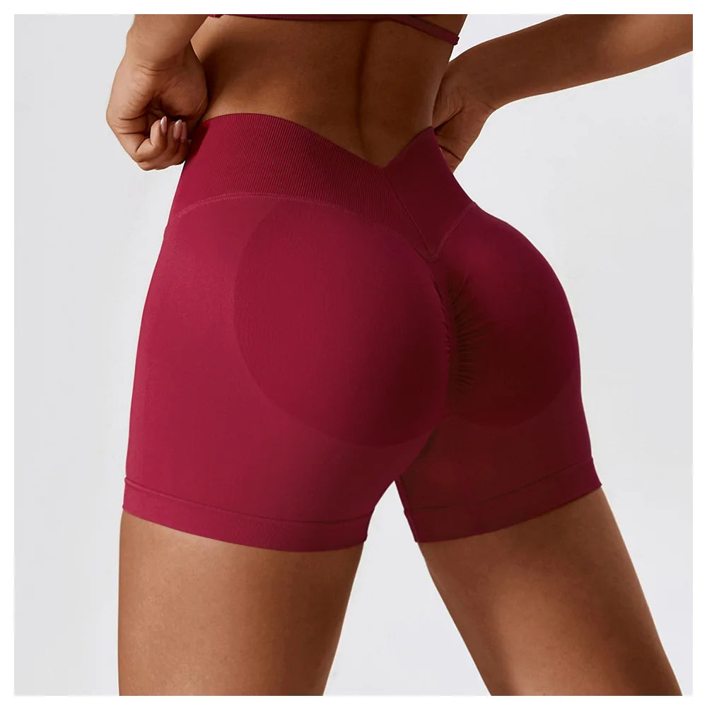 Women’s High Waist Scrunch Butt Yoga Shorts