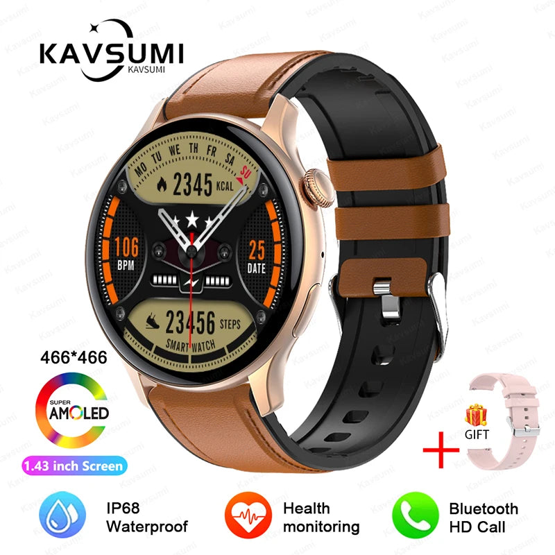 2024 NFC Smartwatch for Women with GPS & Bluetooth