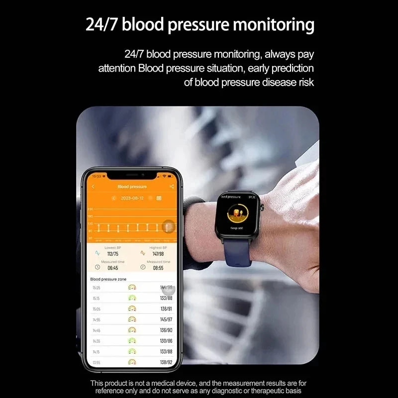 2025 ECG+PPG Smartwatch with Health Monitoring