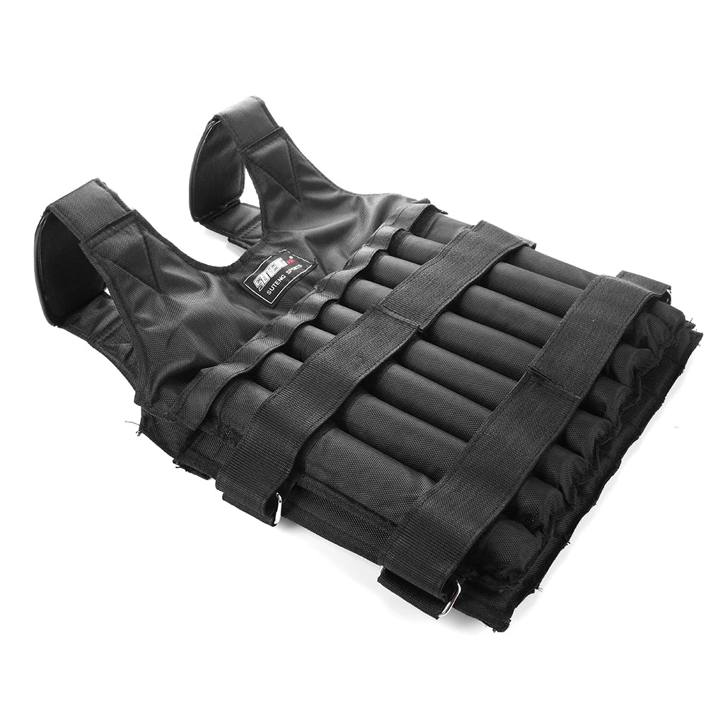Adjustable Weighted Training Vest – Empty Bag Fitness Jacket 3–35kg