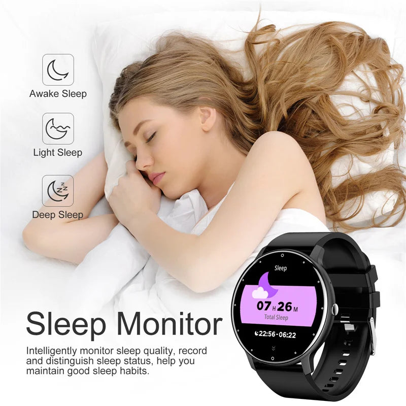 LIGE Smartwatch – Full Touch Bluetooth 5.2 Call & Fitness Tracker (IP67)