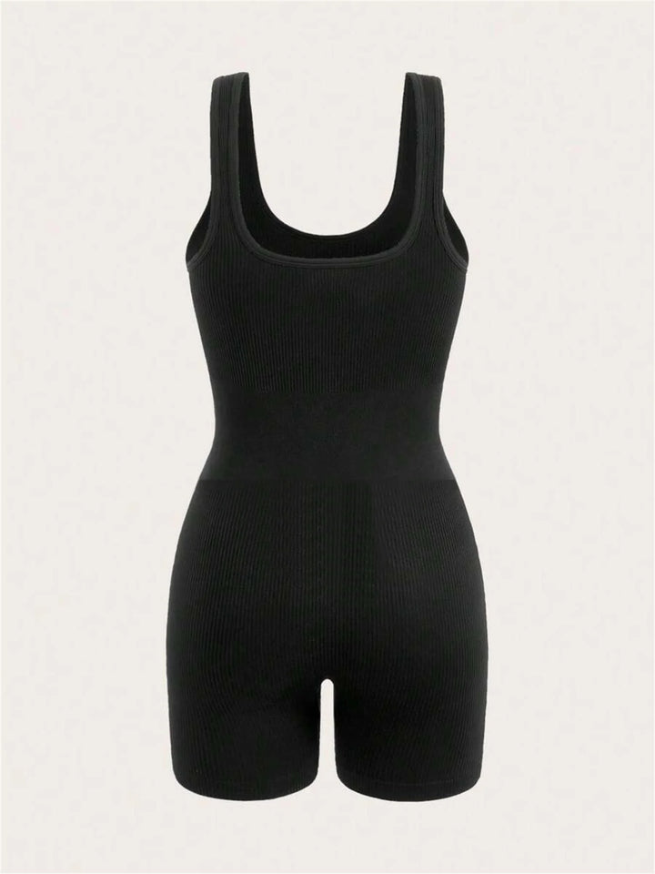 Women’s Seamless One-Piece Yoga Bodysuit – Push Up Fitness Jumpsuit
