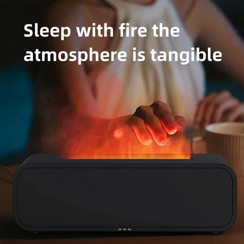 Simulated Flame Aromatherapy Diffuser